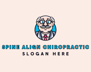 Old Bald Man logo design