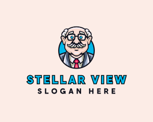 Old Bald Man logo design