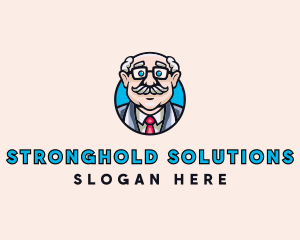 Old Bald Man logo design