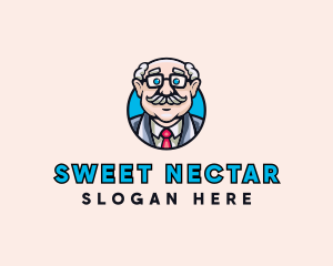 Old Bald Man logo design