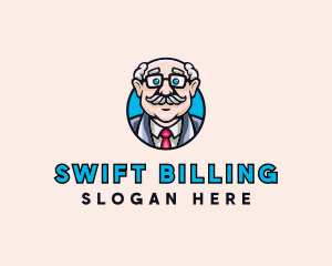 Old Bald Man logo design