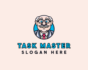 Old Bald Man logo design