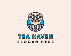 Old Bald Man logo design