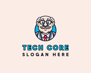 Old Bald Man logo design