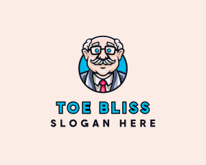 Old Bald Man logo design