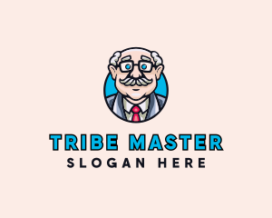 Old Bald Man logo design