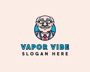 Old Bald Man logo design