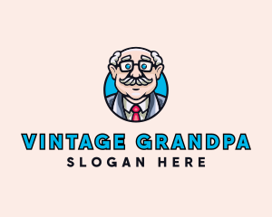 Old Bald Man logo design