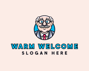 Old Bald Man logo design