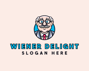 Old Bald Man logo design