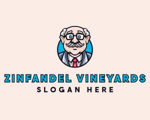 Old Bald Man logo design