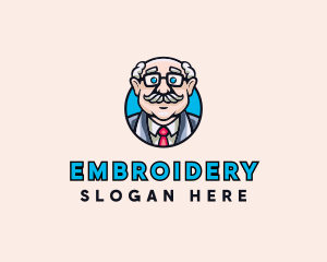 Old Bald Man logo design