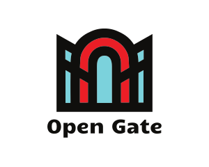 Access - Archway Door Architecture logo design