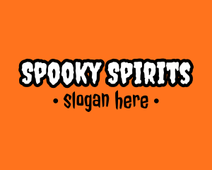 Halloween - Pumpkin Halloween Font logo design