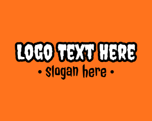 Text - Pumpkin Halloween Font logo design