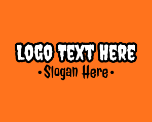 Pumpkin Halloween Font Logo