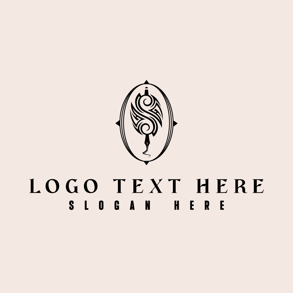 Tribal Tattoo Pen Logo | BrandCrowd Logo Maker