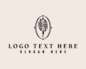 Pen - Tribal Tattoo Pen logo design