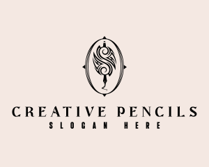 Tribal Tattoo Pen logo design