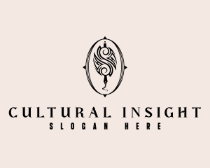 Tribal Tattoo Pen logo design