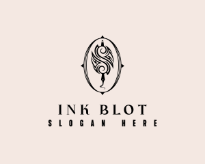 Tribal Tattoo Pen logo design