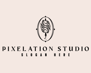 Tribal Tattoo Pen logo design