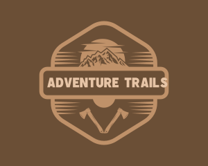 Mountain Axe Adventure logo design