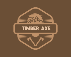 Mountain Axe Adventure logo design