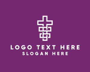 Symbolic - Heaven Cross Fellowship logo design