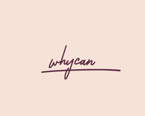 Luxe Handwritten Signature Logo