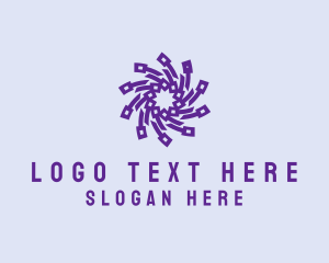 Telecommunications - Spiral Tech Software logo design