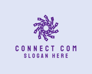 Telecommunications - Spiral Tech Software logo design