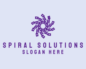 Spiral Tech Software logo design