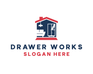 Drawer - Home Decor Furniture logo design