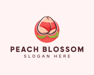Peach - Peach Booty Underwear logo design