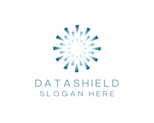 Data - Burst Artificial Intelligence logo design