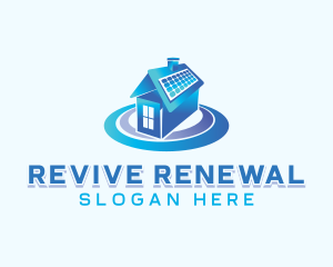 Roof Solar Panel logo design