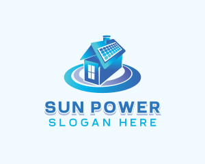 Solar - Roof Solar Panel logo design