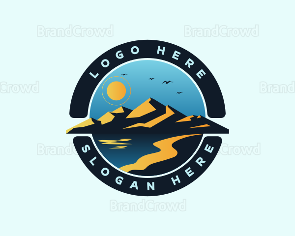 Mountain Landscape Shore Logo