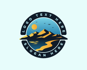 Mountain Landscape Shore Logo