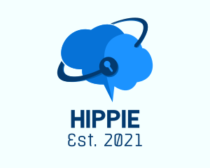 Blue - Mind Cloud Security logo design