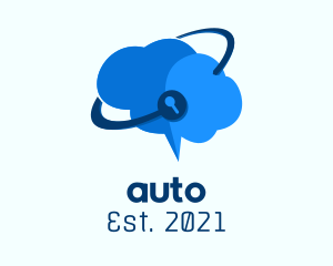 Tech Support - Mind Cloud Security logo design