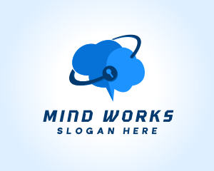 Mind Cloud Security logo design