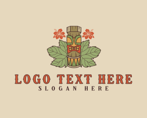 Totem - Hawaiian Tiki Totem logo design