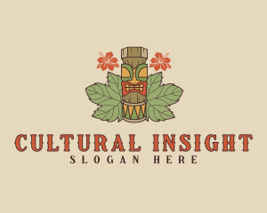 Hawaiian Tiki Totem logo design