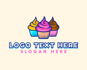 Food - Food Dessert Cupcake logo design