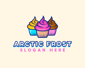 Food Dessert Cupcake logo design