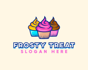 Food Dessert Cupcake logo design