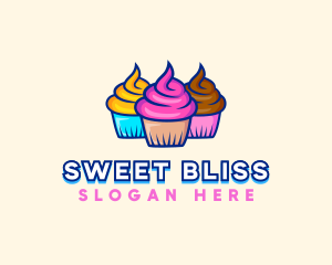 Food Dessert Cupcake logo design