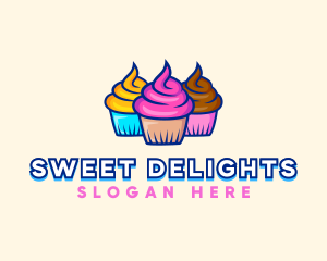 Food Dessert Cupcake logo design